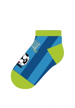 Sneaker Maximo blau-grün 'Soccer'