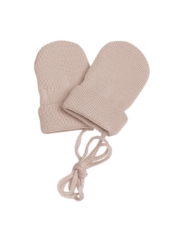 Baby Fausthandschuhe ohne Daumen Maximo Hellbraun