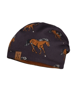 Beanie Maximo brau 'Pferde-Parade'