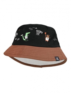 Sonnenhut Maximo schwarz-braun 'Basketball'