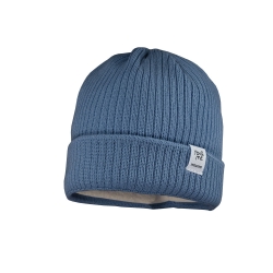 GOTS Baby-Beanie Maximo jeansblau