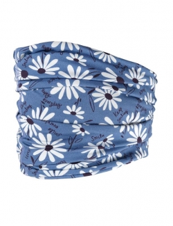 Multifunktionstuch Maximo blau 'Margarite'
