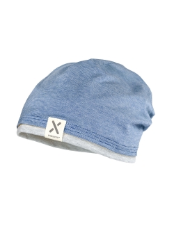 Jersey-Beanie Maximo hellblau-meliert