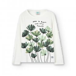 Langarm-Shirt Boboli off-with 'little wild flower'