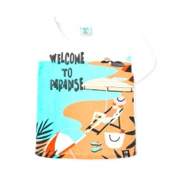 T-Shirt Boboli bunt 'Welcome'