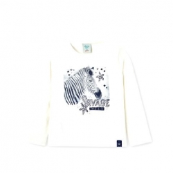 Langarmshirt Boboli off-with 'Zebra'