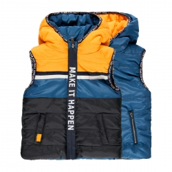 Wende Weste Boboli Muliticolor/Blau