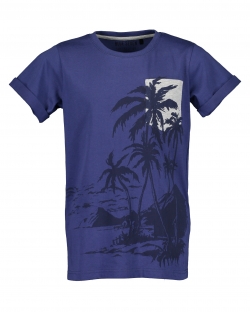 T-Shirt Blue Seven blau 'Sommerfeeling'