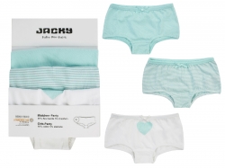  Panty Jacky 3er Pack mint/weiß