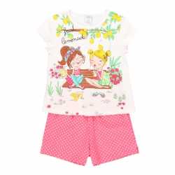 2tlg Schlafanzug Boboli kurz 'fresh lemonade'