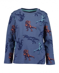 Langarm-Shirt Blue Seven blau 'Die Dino's sind los'