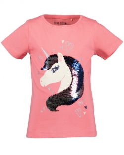 T-Shirt Blue Seven rosa 'Einhorn'