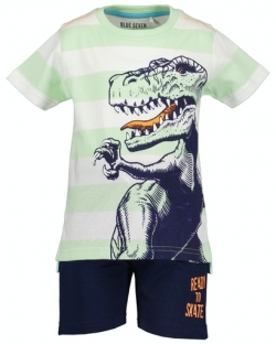 2tlg Set Blue Seven 'Dino forever'
