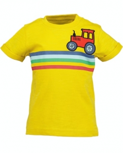 T-Shirt Blue Seven gelb 'Traktor'