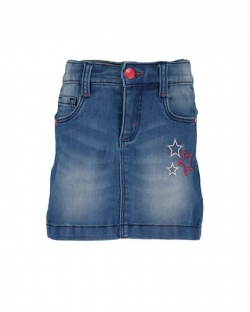 Jeansrock Blue Seven mit Stickerei