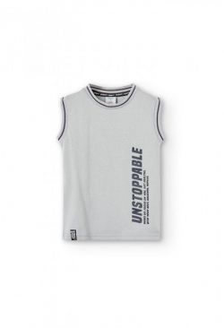Achsel-Shirt Boboli hellgrau 'Unstoppable'