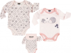 2er Pack Body Jacky rosa 'Igelchen'