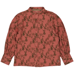Bluse LEVV beere-geblümt