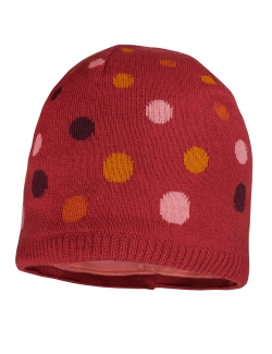 Beanie Maximo gepunktet Rot