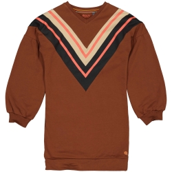 Sweatkleid Quapi Braun