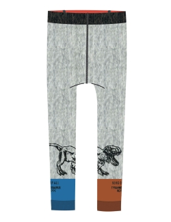 Leggings Maximo Dino/T-Rex Grau