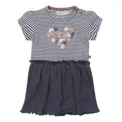 Kleid Dirkje maritim 'Muschel-Herz'