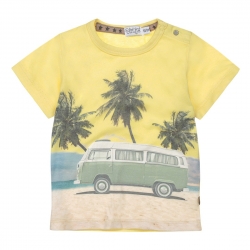 T-Shirt Dirkje gelb 'Holiday'