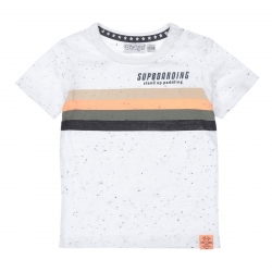 T-Shirt Dirkje grau-meliert-bunt