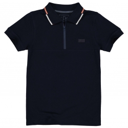 Polo-Shirt LEVV dunkelblau mit RV