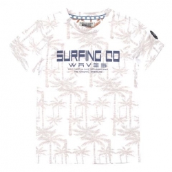 T-Shirt DJ gemustert 'Paradies'