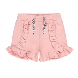Sweat-Shorts Dirkje altrosa mit Rüschen