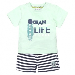 2tlg. Set Dirkje mint-blau 'Ocean Life'