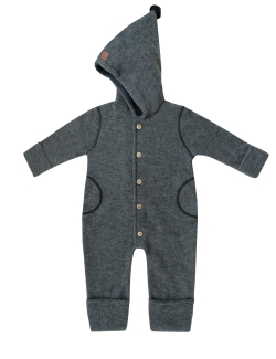 Wollfleece Overall Maximo Grau Gr. 62/68